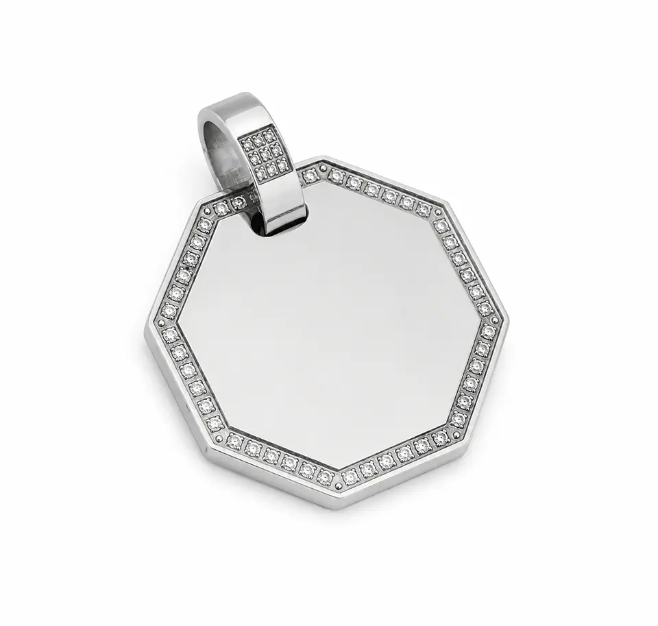 Dije detalles Zircon - Octogonal 3