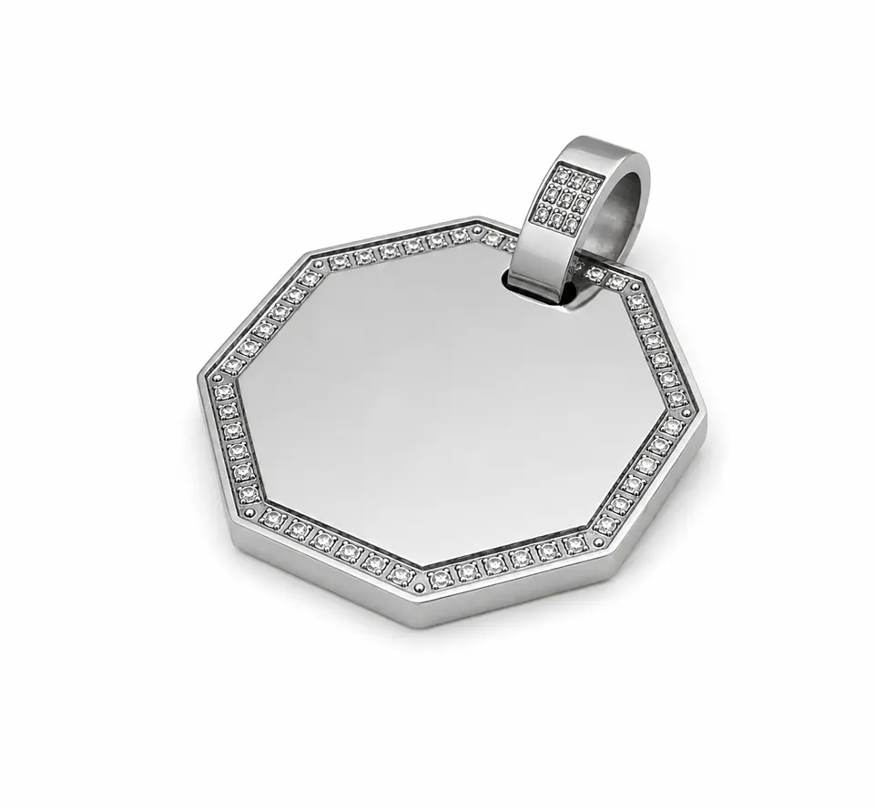 Dije detalles Zircon - Octogonal 4