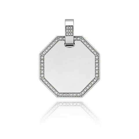 Dije detalles Zircon - Octogonal