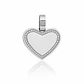 Dije detalles Zircon - Corazón - Miniatura 1