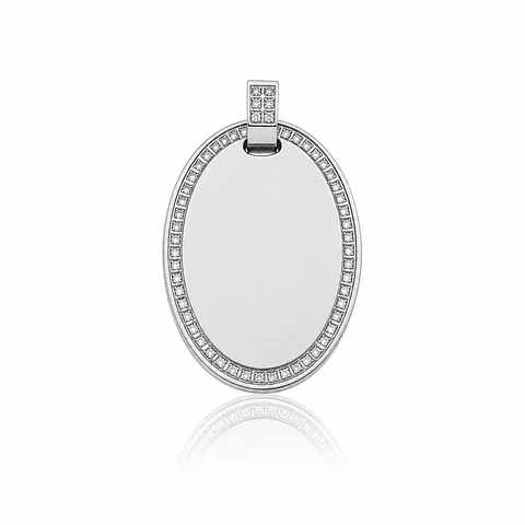 Dije detalles Zircon - Ovalado