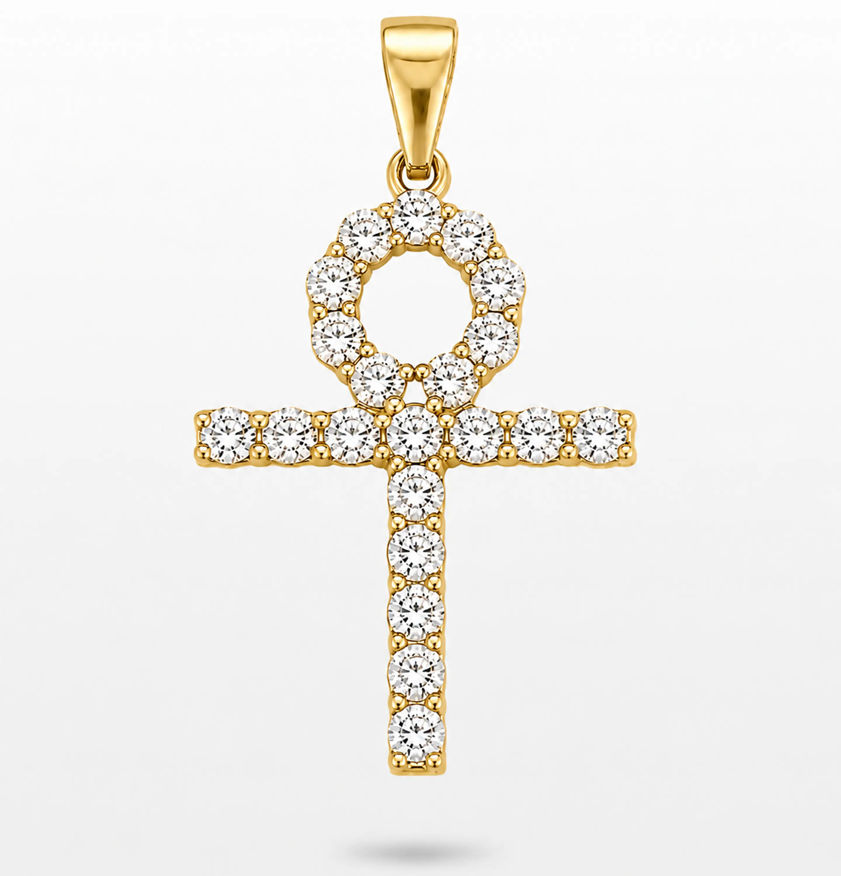Dije Cruz Ankh Zirconias 1