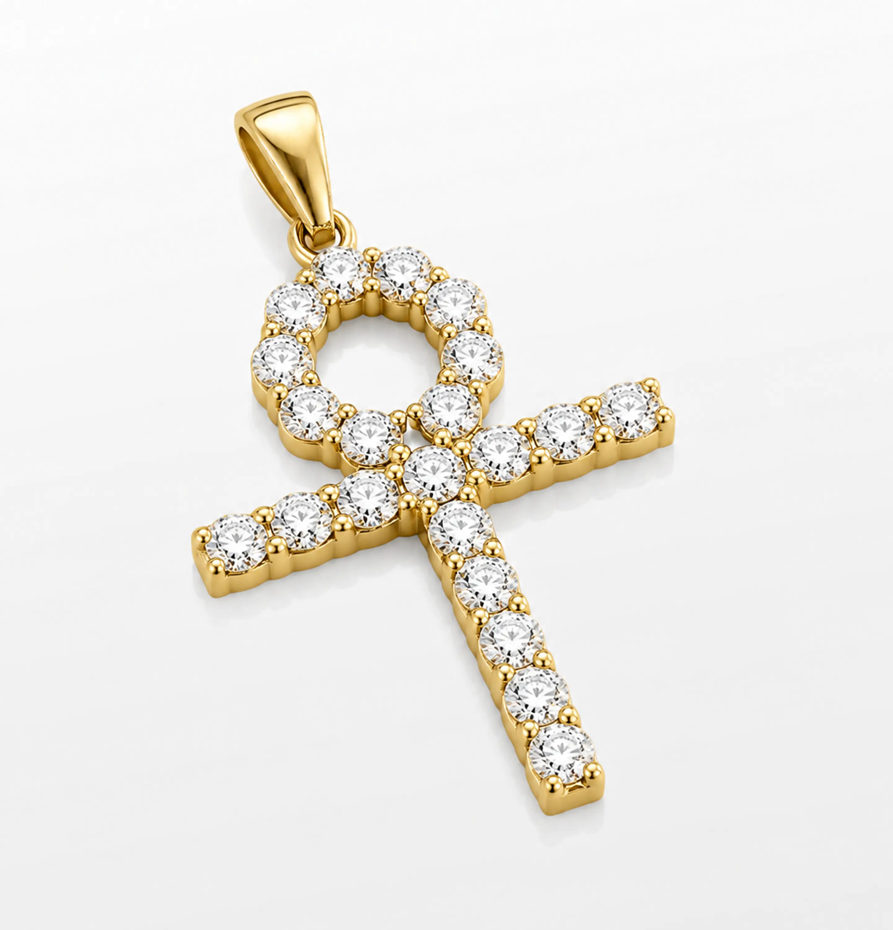 Dije Cruz Ankh Zirconias 2
