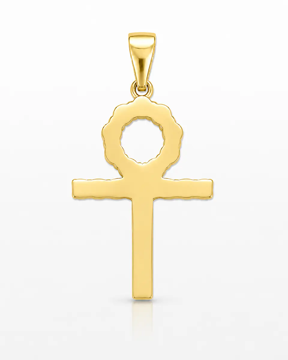 Dije Cruz Ankh Zirconias 3