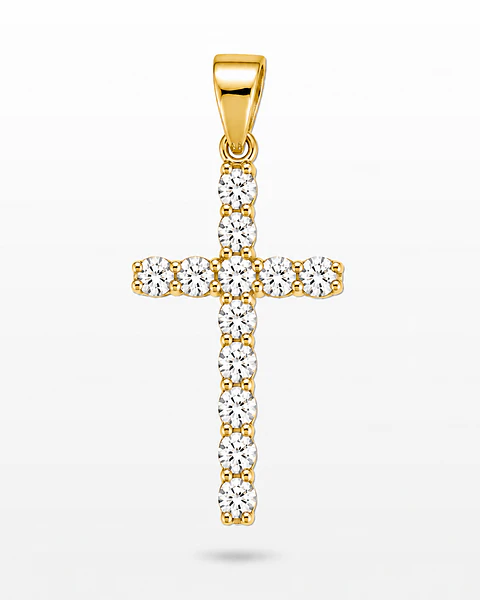 Dije Cruz Royale con Zirconias