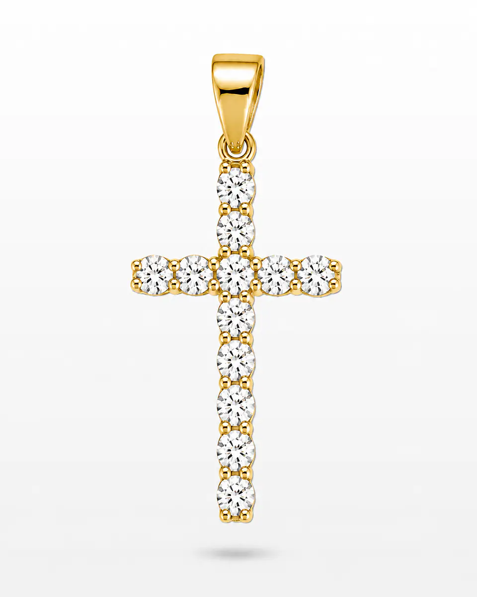 Dije Cruz Royale con Zirconias 1