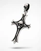 Dije Cruz Gótica Skull - Miniatura 3