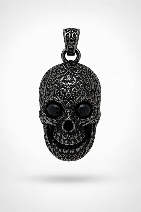 Dije Calavera Imperial Black