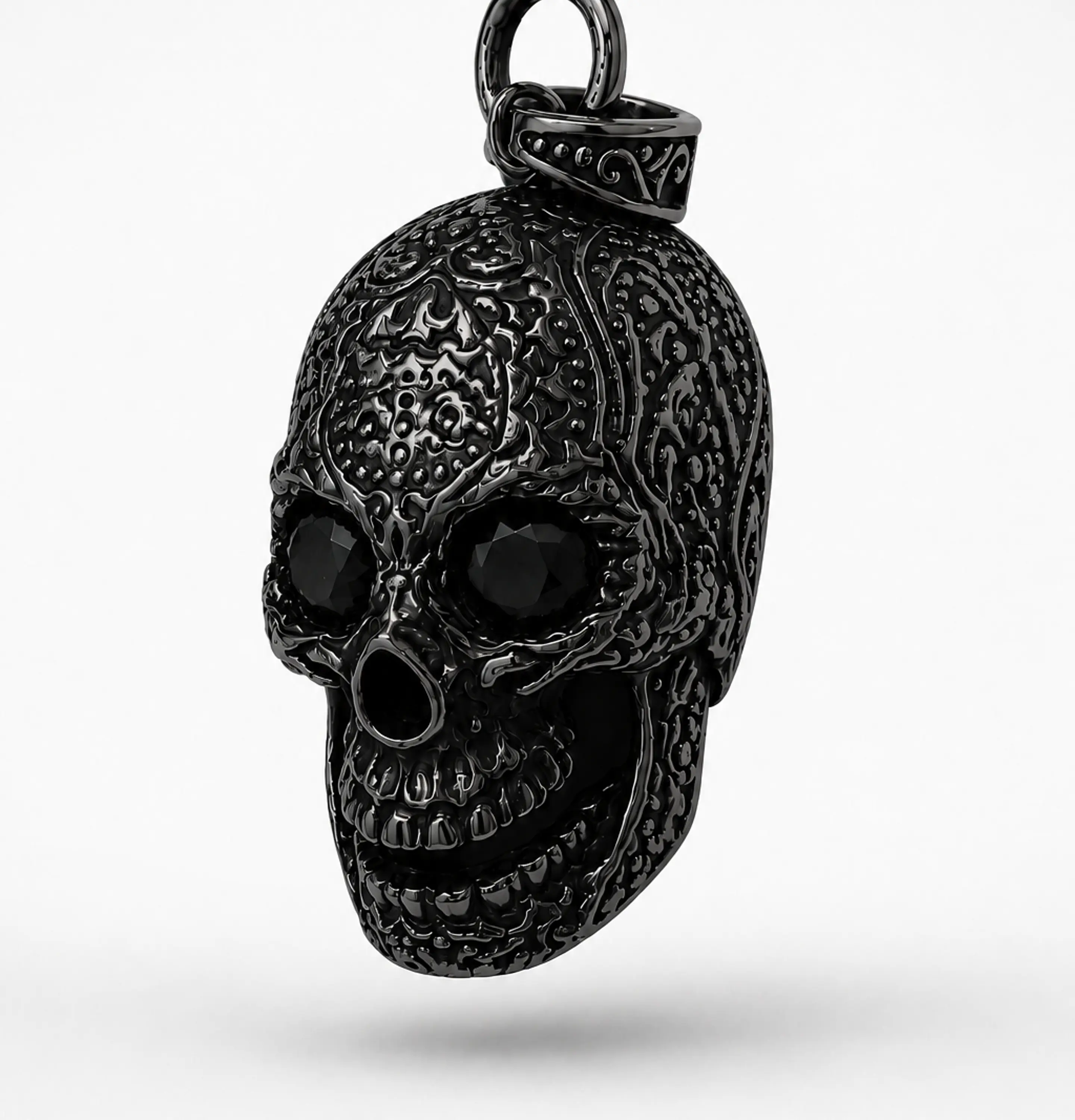 Dije Calavera Imperial Black 3