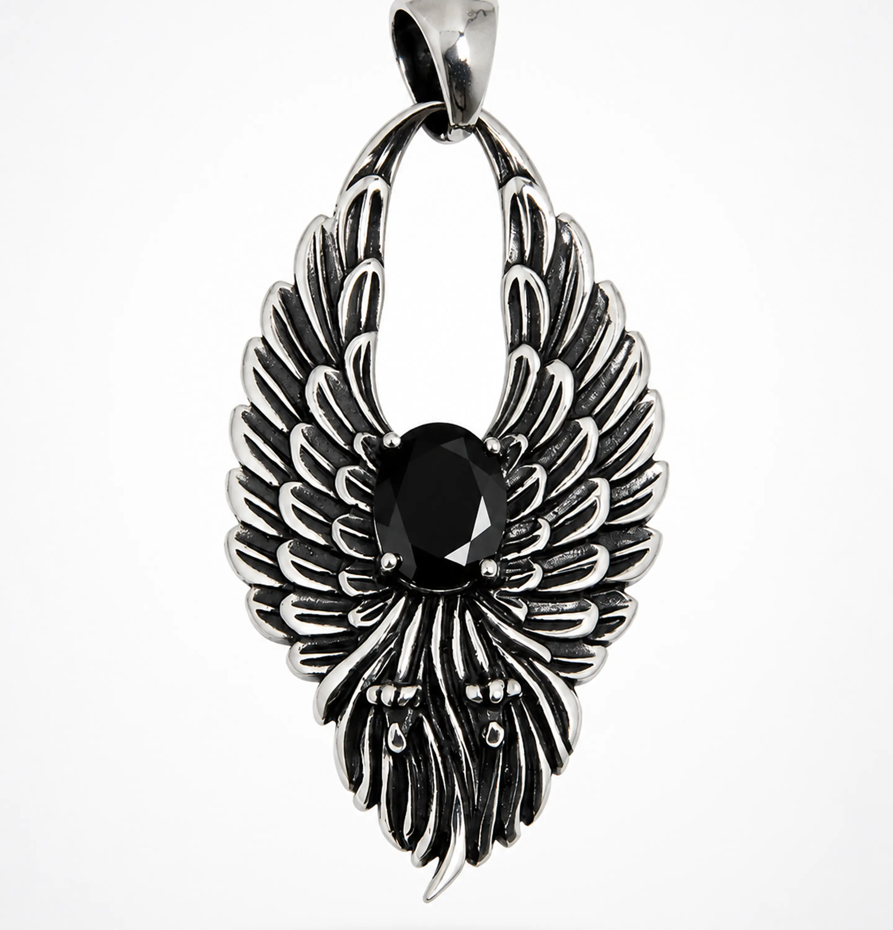 Dije Fénix Obsidiana 1