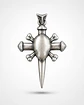 Dije Skull Cross - Miniatura 4
