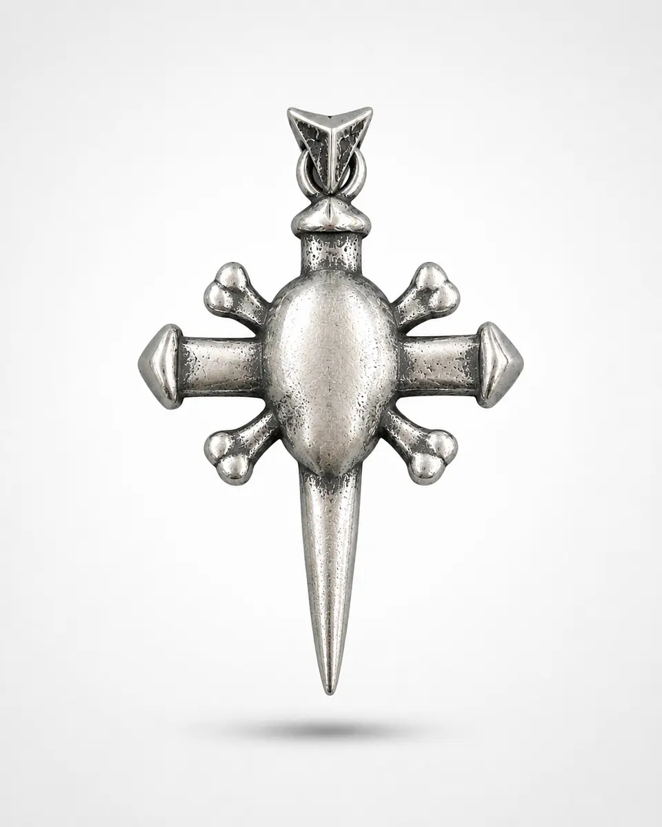 Dije Skull Cross 4