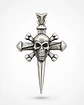 Dije Skull Cross - Miniatura 1