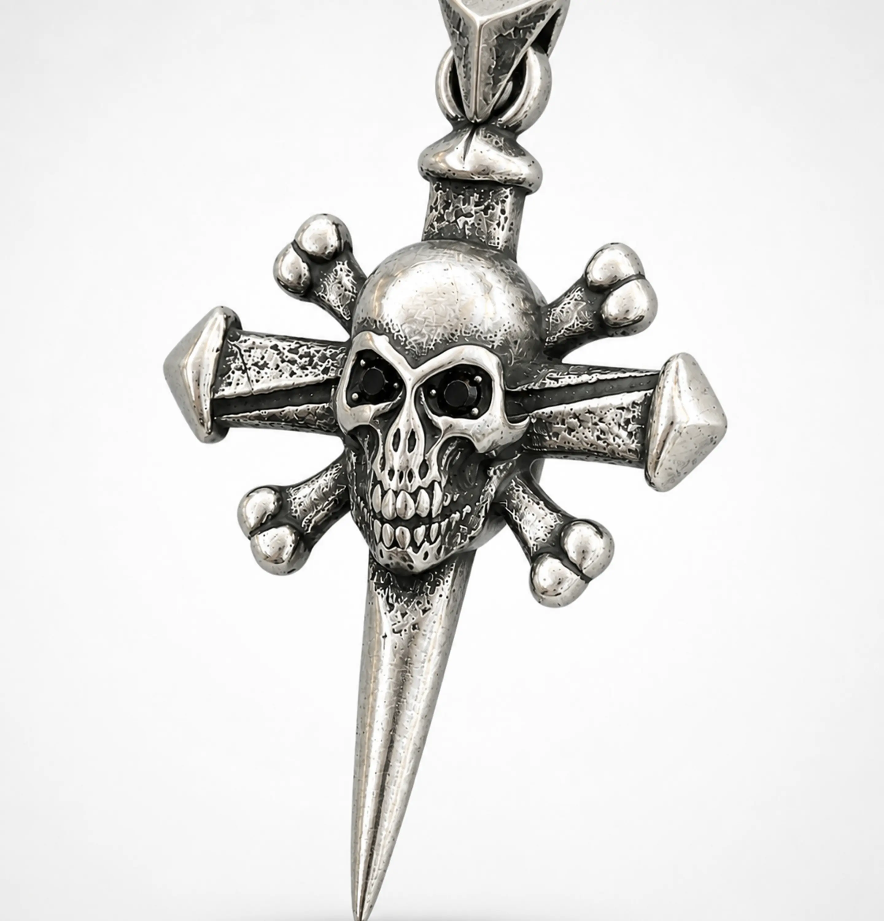 Dije Skull Cross 3