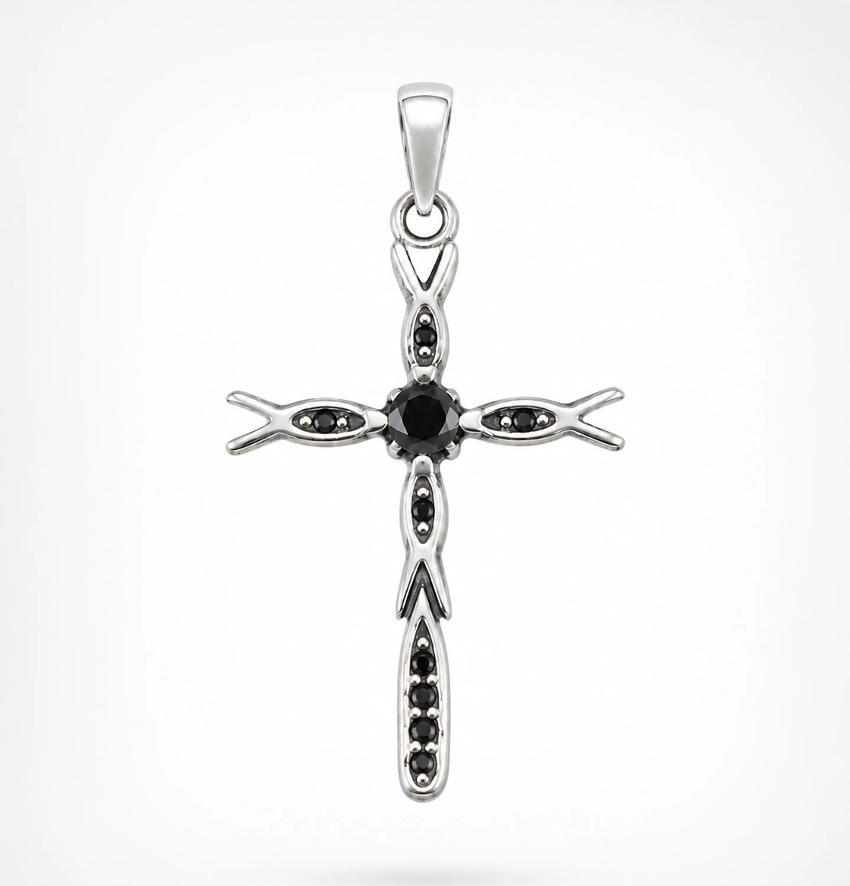 Dije Cruz Ichthys de Jesús 1