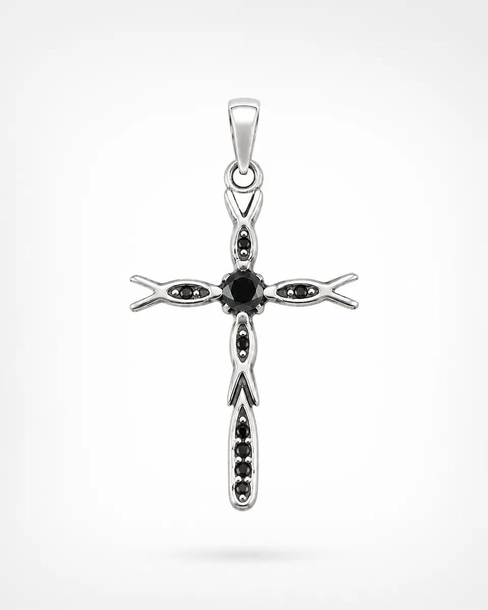 Dije Cruz Ichthys de Jesús 1
