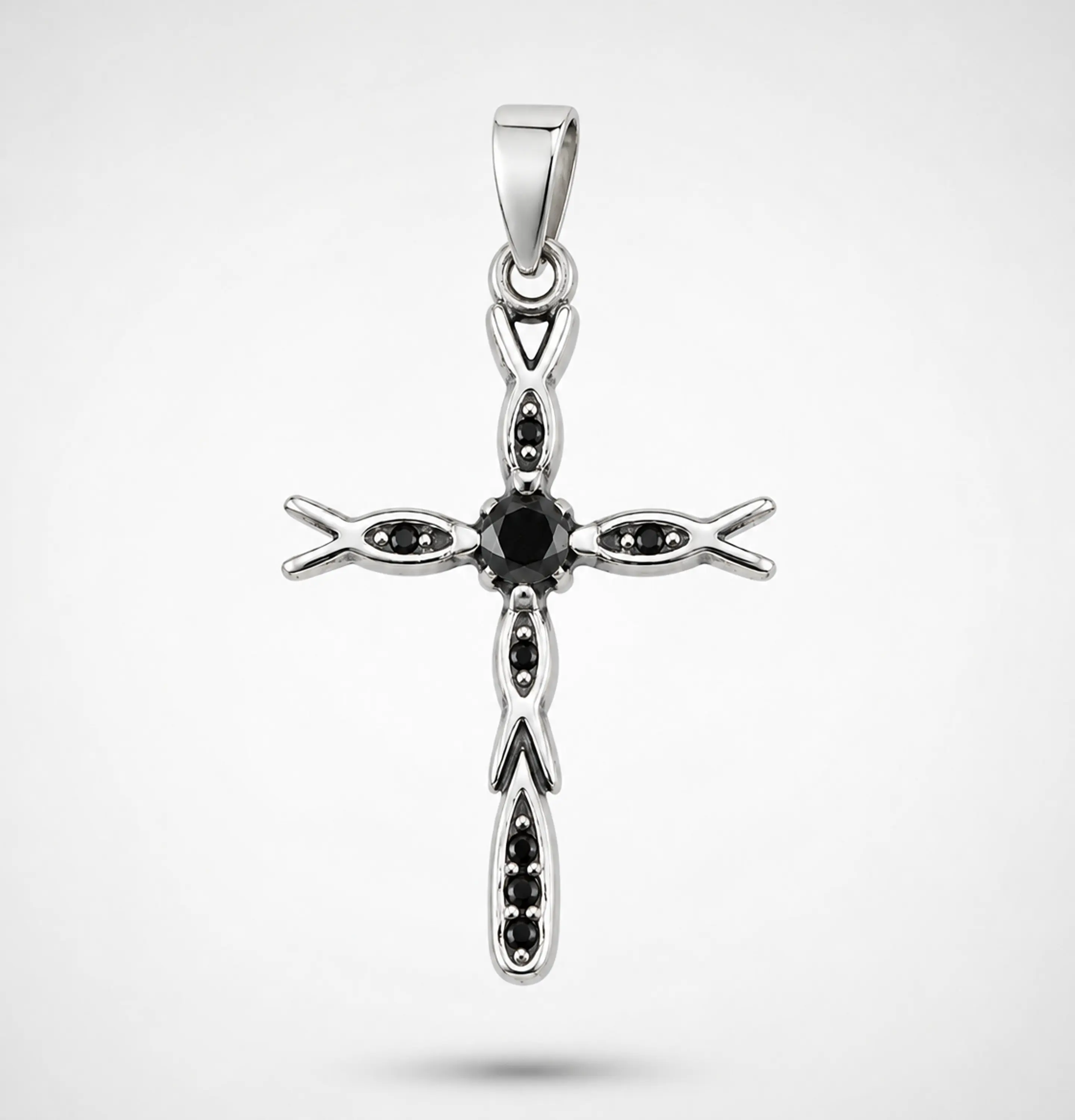 Dije Cruz Ichthys de Jesús 5