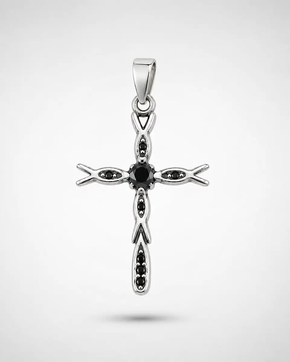 Dije Cruz Ichthys de Jesús 5