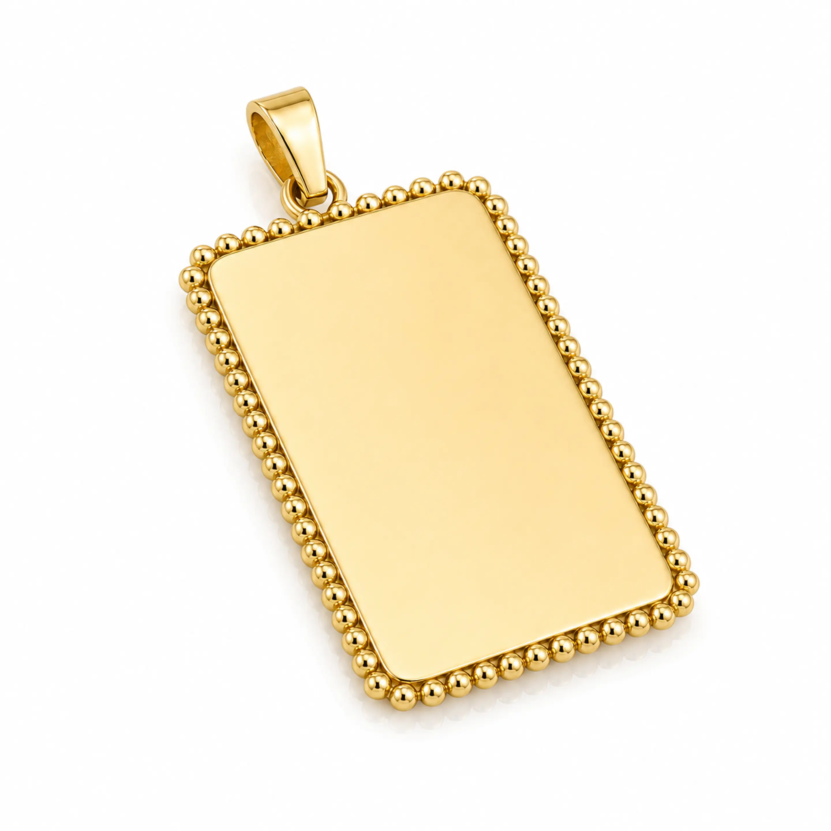 Dije Premium con detalle lateral - Rectangular 2