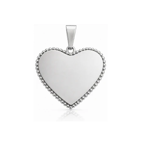Dije Premium con detalle lateral - Corazón