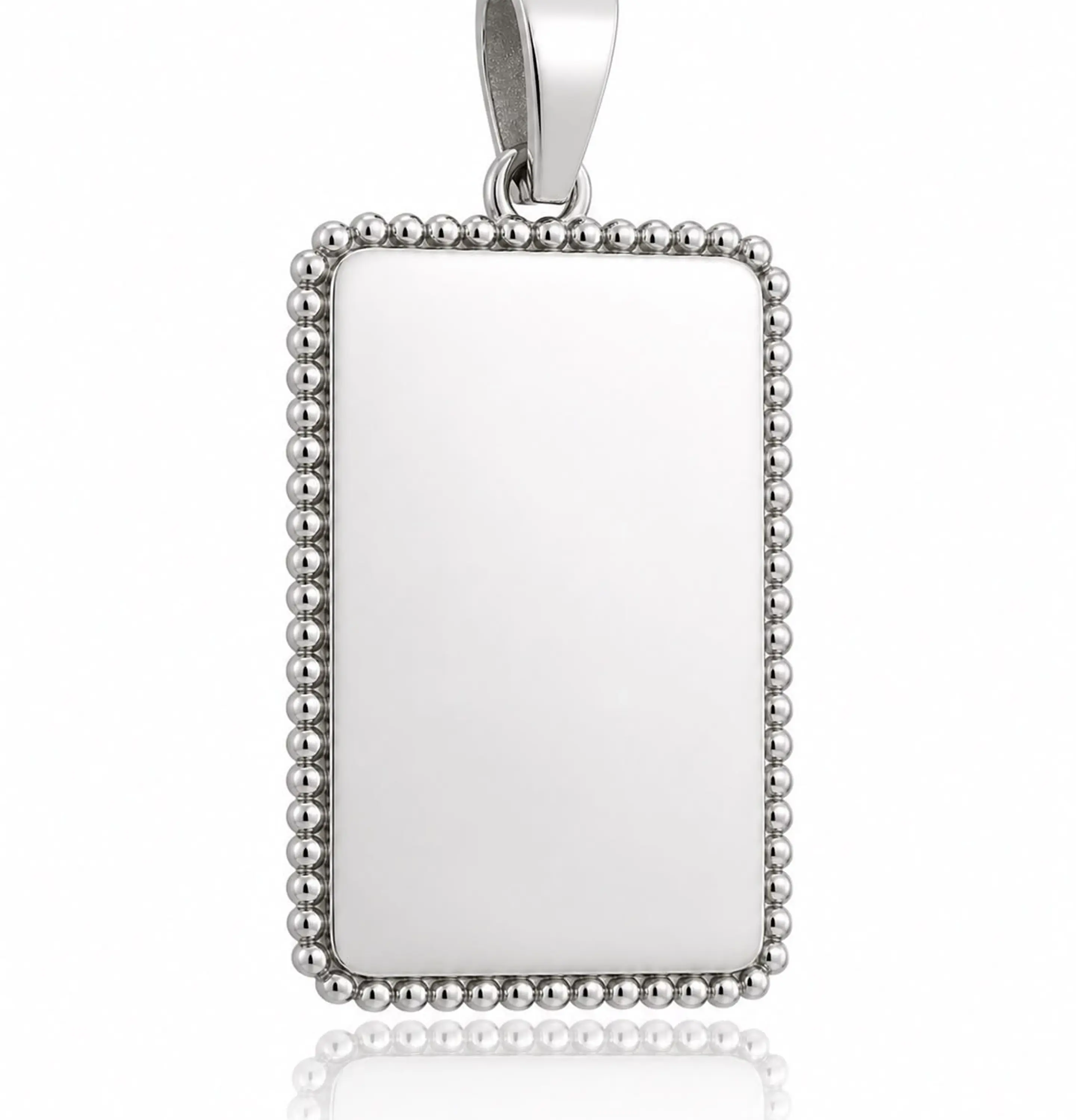 Dije Premium con detalle lateral - Rectangular 3