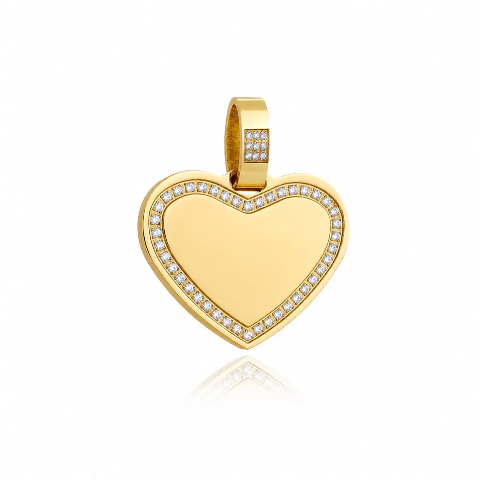 Dije detalles Zircon - Corazón 2