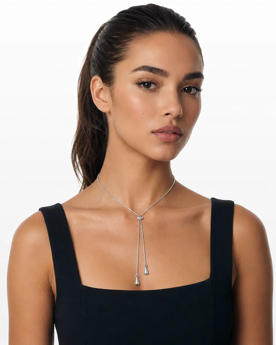Collar Lariat Coda di Topo 2