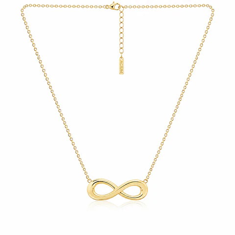 Collar Infinito Dorato Forzatina