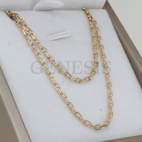 Cadena Oro 18K Limada N8