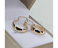 Aros Oro 18K Bote N4