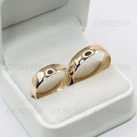 Argollas Media Caña 6mm