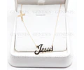 Collar Oro 18K Cruz & Jesús
