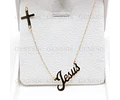 Collar Oro 18K Cruz & Jesús
