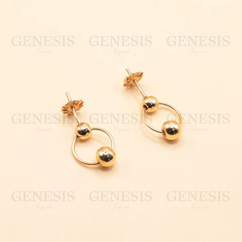 Aros Oro 18K Satélite n1