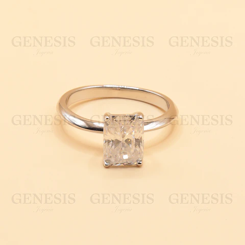 Solitario Plata Radiant