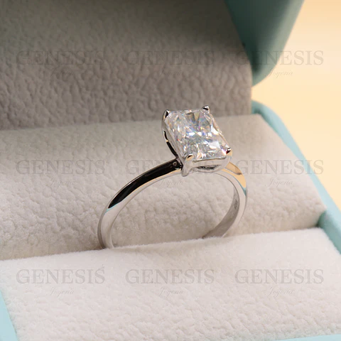 Solitario Plata Radiant