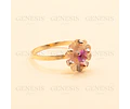 Anillo Oro 18K Flor