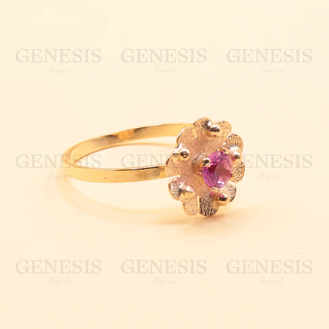 Anillo Oro 18K Flor