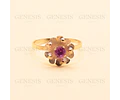 Anillo Oro 18K Flor