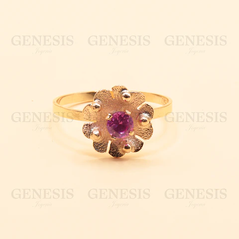 Anillo Oro 18K Flor