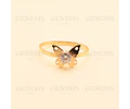 Anillo Oro 18K Mariposa