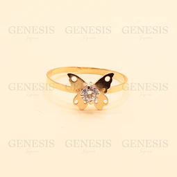 Anillo Oro 18K Mariposa