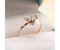 Anillo Oro 18K Mariposa