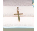 Colgante Oro 18K Cruz Lisa
