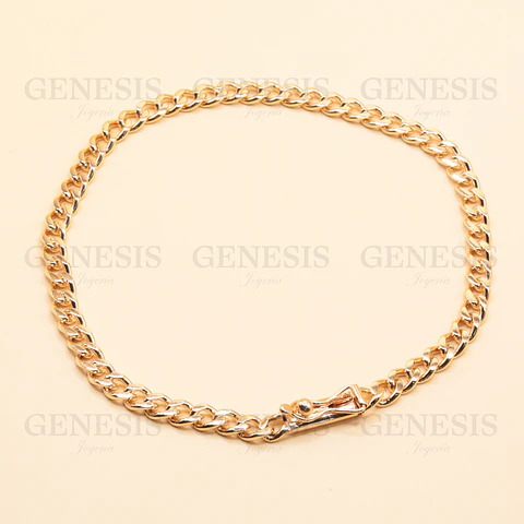 Pulsera Oro 18K Grumet Cubana