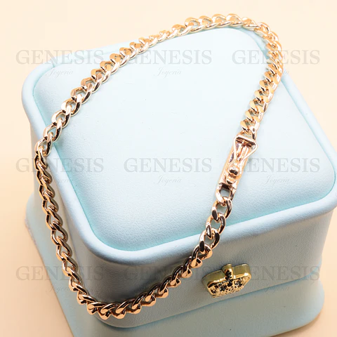 Pulsera Oro 18K Grumet Cubana