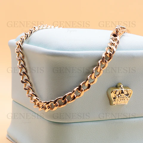 Pulsera Oro 18K Grumet Cubana