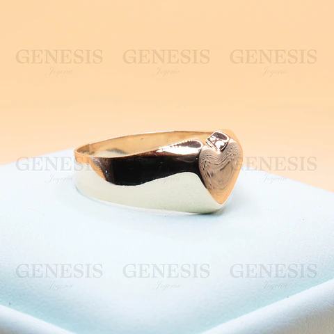 Anillo Oro 18K Sello Corazón Dama