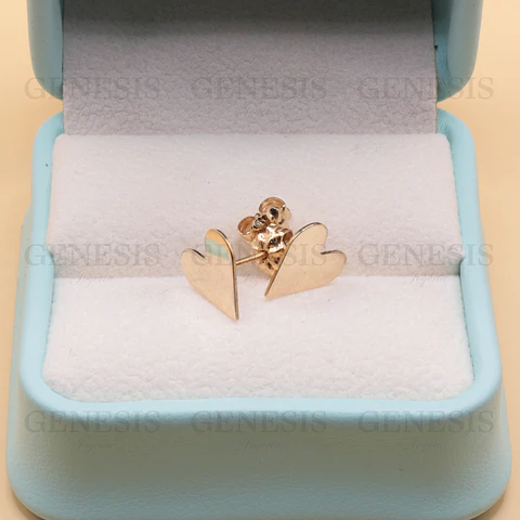 Aros Oro 18K Corazón