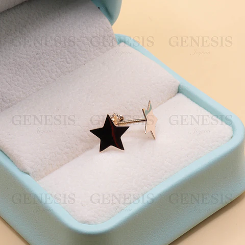 Aros Oro 18K Estrella